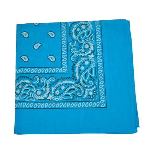 Motique Accessories 22 Inch Cotton Paisley Bandana