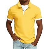 Générique Lot Polo Homme, Noir Courtes Securite Rouge 3XL Shirt Manche Courte Ete Coton Vert Haut Chemise Manche Courte Homme Chemise Running Pas Cher M