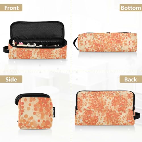 Organizador de herramientas para cabello Red Dots 2 en 1 con tapete removible resistente al calor para planchas, rizadores y alaciadores, maletín de viaje para mujeres miniatura 5