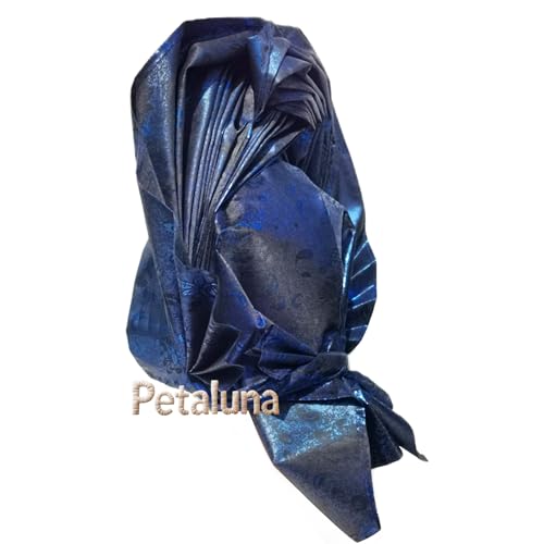 African Head Wrap Nigerian Ge Auto Tie T Urban Headscarf Women Wedding Party Church Special Occasion Hat (US, Alpha, X-Large, Big, Royal Blue)4