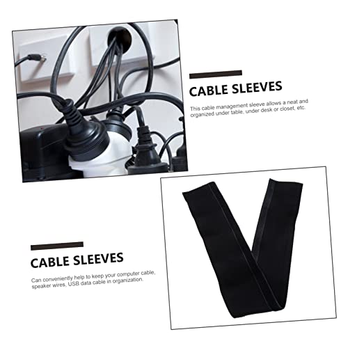 NUOBESTY Cable Management Sleeve Funda Flexible y Portátil para Organización de Cables para Oficina y Hogar miniatura 3