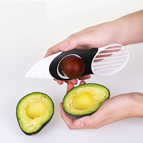 Oxo Good Grips 3'ü 1 arada Avokado Dilimleyici-Beyaz, tek beden, çoklu