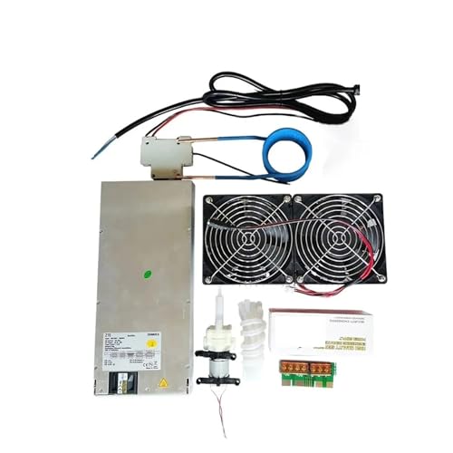 efficiency; ZVS Induction Heater 2500W Induction Heating PCB Board Heating Machine+Heating Coil+70mL Rucible+Pump+Power Supply