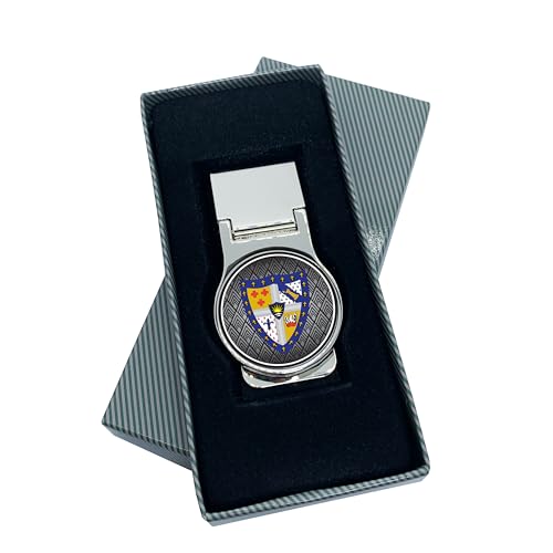 Sigma Alpha Epsilon Officially Licensed Money Clip - Premium Round Stainless Steel Design for Greek Life, Fraternity Brothers, Alumni, and Students - Front Pocket Carry (Sigma Alpha Epsilon # 2)4