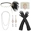 5 Pcs Set: Black & Gold