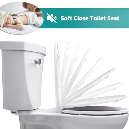 Abattant WC haut de gamme avec charnières réglables robustes - 4