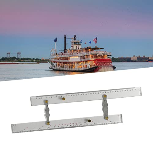Régua Paralela de Navegação Marítima, Transparência, Alta Precisão, Desenho de Barco, Régua Paralela