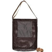 Nero) Borsa per la caccia ai funghi, borsa per la raccolta della