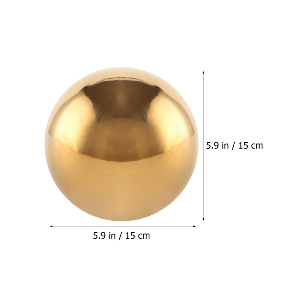Generisch Edelstahl Gartenkugeln Hochglanzpoliert Hohl Goldene Kugeln