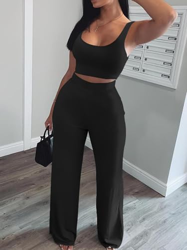 Nimsruc 2 Piece Outfits for Women Casual Sweat Sets Tracksuits2