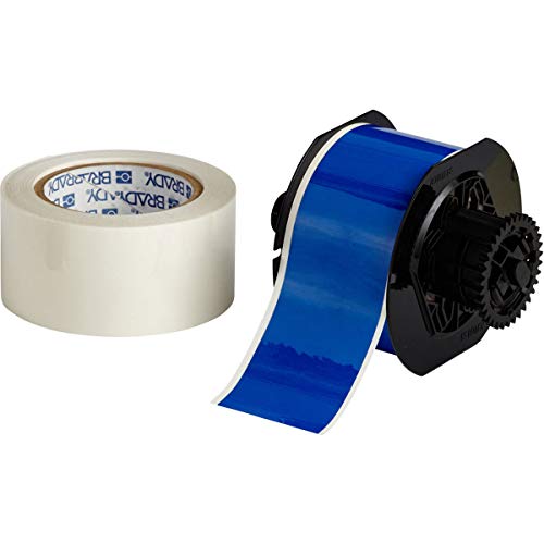 Brady B30C-2250-483BL-KT Polyester with Polyester Over Laminate Continuous Tape, 100' x 2.25