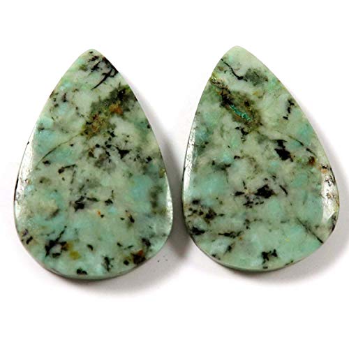 Cabochons en turquoise naturelle du Brésil de 30,7 carats pour sublimer vos bijoux bohèmes d'été