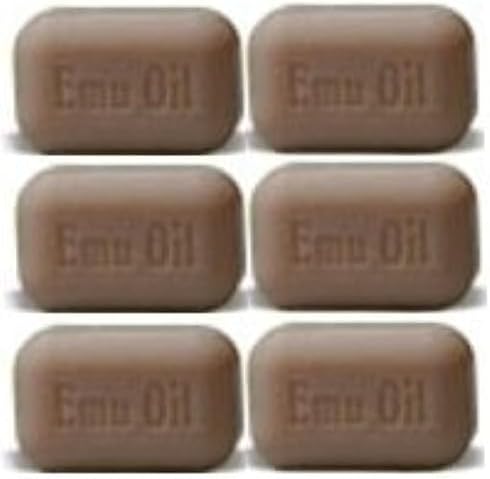 SOAP WORKS Emu Oil Soap Bar, 6 Count