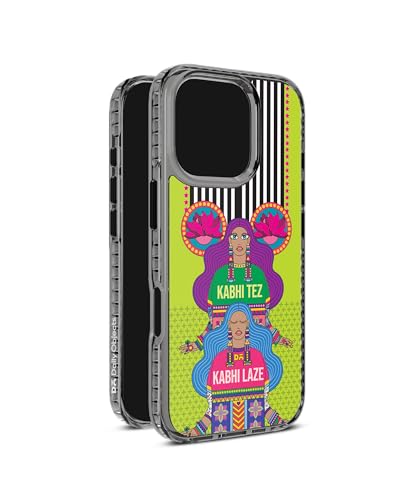 Image of DailyObjects Case for iPhone 16 Pro Max Compatible with Mag-Safe Wireless Charging, Stride 2.0 Tezy Lazy Slim Shockproof Back Cover with Inner Magnetic Ring