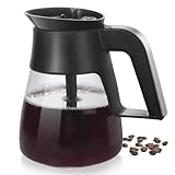 CM401 10-Cup Coffee Pot Replacement for Ninja Specialty Hot & Iced Coffee Maker, Compatible with CM371 CM400 CFP101 CFP301 CM300 CP300 CP301, Ninja Glass Carafe with Brew-Through Lid