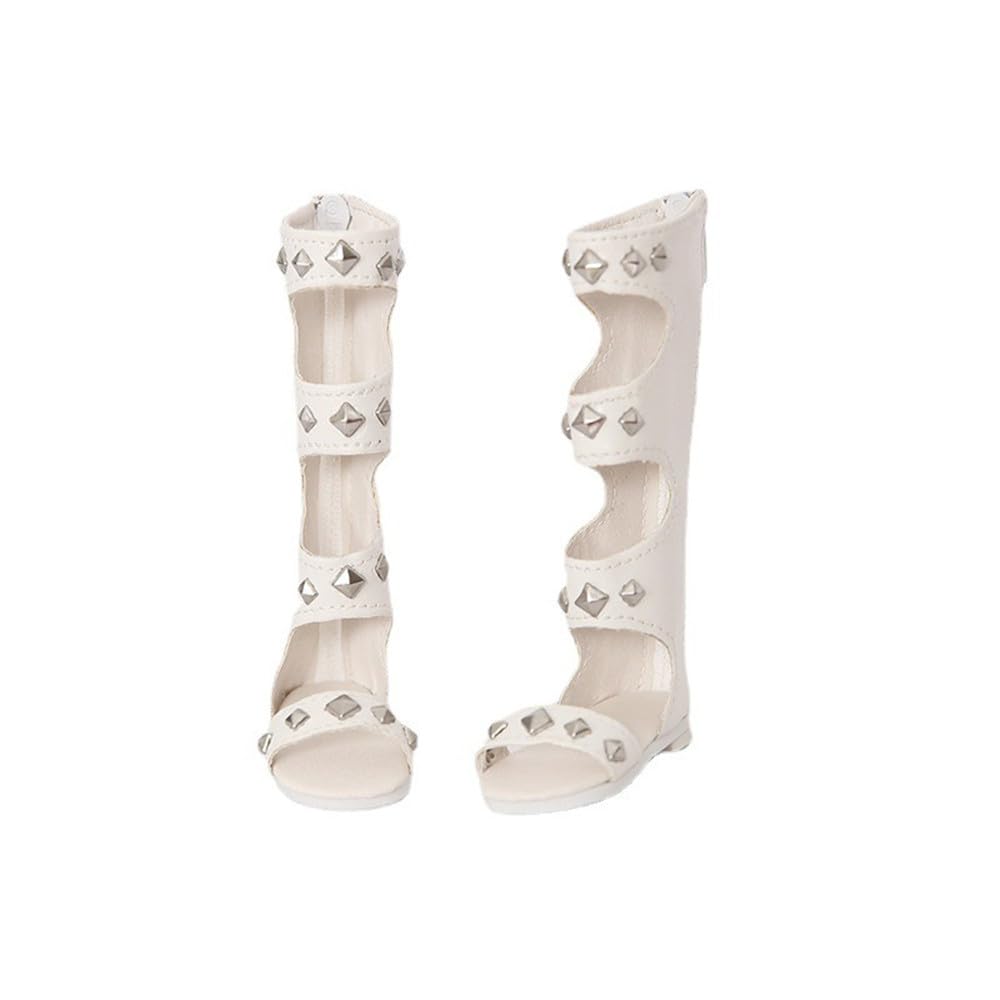 Sandales cloutées pour poupée BJD 1/4 idéales pour shooting photo et défilé