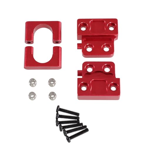 YONMFRDS For MN For MN82 LC79 For MN78 1/12 Metal Upgraded Rear Axle For Spring Plate Fixing For Seat Remote Control Car Upgrade Parts Accessories RC Car DIY Parts(Red)