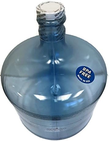 AquaNation Reusable BPA-Free Food Grade Safe Tritan Plastic Water Bottle Jug Gallon Container Canteen - (Made in USA) (3 Gallon Stubby)