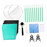 Colaxi Trading Card Cleaning Kit Care Kit for Football Basketball Sports Cards Clamps Restoration Supplies Maintenance Accessories
