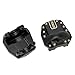 MEUS Racing AR45 70g Diff Cover Differential Covers for for Axial SCX10 PRO SCX10 III 1/10 RC Crawler Upgrades Parts, 2pcs