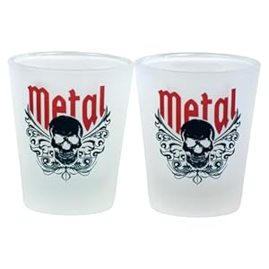 Fördeblau Totenkopf Schnapsgläser 2er Set