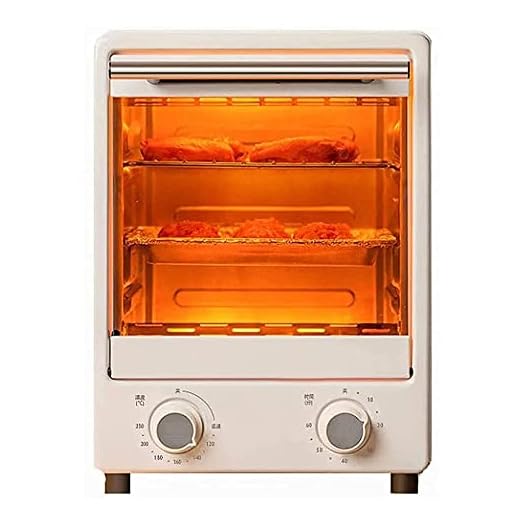 Mini Horno Eléctrico Automático De Frutas Secas De 12 L, Tostadora De Encimera De 700 W, Cocina Multifunción Portátil, Temporizador De 60 Minutos con Bandeja para Hornear Extraíble