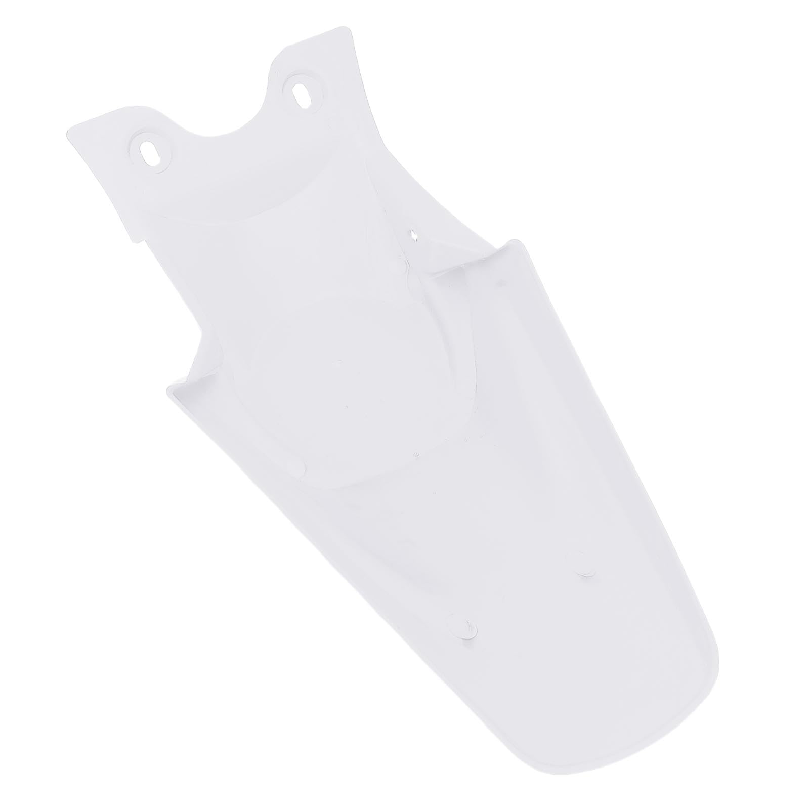 Garde-boue arrière de moto en plastique, protection de queue, garde-boue de remplacement pour KLX110 KX65 Dirt Pit Bike Motocross, garde-boue arrière ABS haute durabilité (Blanc)