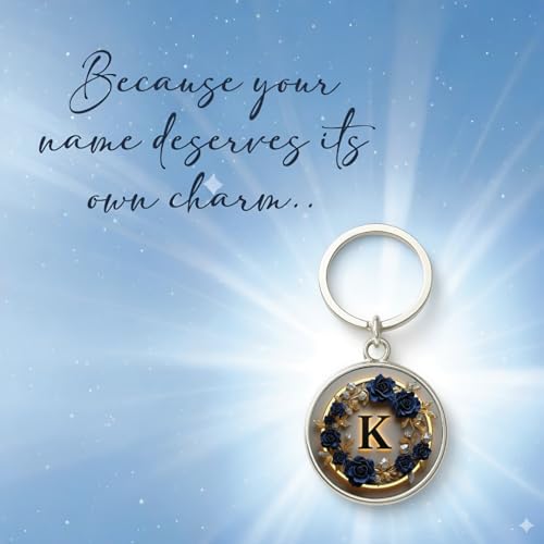 Image of magical gifts MG | Premium Alphabet & Initial Metal Keychain for Bags & Keys | Double-Sided | Personalized Initial Charm Keyring | Heavy-Duty Metal | Perfect for Gifting & Daily Use