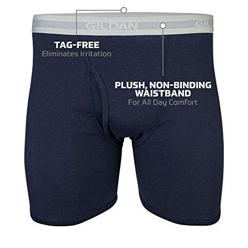 Image of Gildan Men's Underwear Cotton Stretch Boxer Briefs, Multipack
