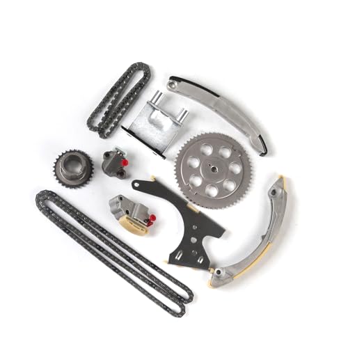 MPLUS Timing Chain Kit 9-0195SA fits 2007-2011 for Chevrolet Colorado 2.9L, 2007-2011 for GMC Canyon 2.9L, 2007-2010 for Hummer H3 3.7L VIN CODE"9, E" and More