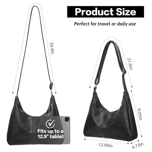 Bolso Hobo Tote para Mujer de Cuero Vegano Plegable miniatura 3