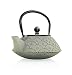 Empress of China Cast Iron Teapot with Infuser – Stainless Steel Infuser Basket with Sophisticated Cast Iron Design– Green – 28 oz