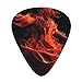 Fire dancer Guitar Picks 12 Pack Bass Picks with Organizer Box Guitar Plectrum Includes Thin Medium Heavy Guitar Picks Ukulele Picks for Bass Acoustic Electric Guitars