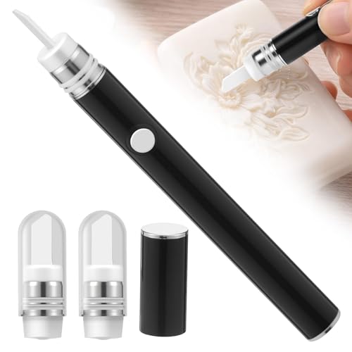 WANWEN Hot Knife Dab Tool - coltello caldo in ceramica, per tagliare la cera o per intagliare il sapone (SET/C)