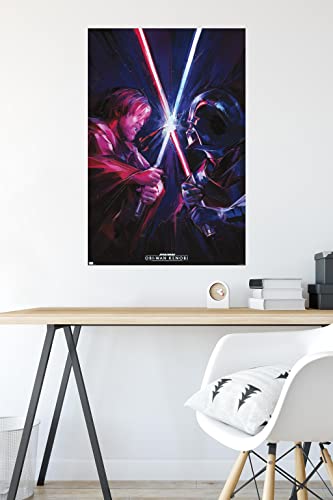 Affiche Star Wars Obi-Wan Kenobi Duel grand format de décoration - 5
