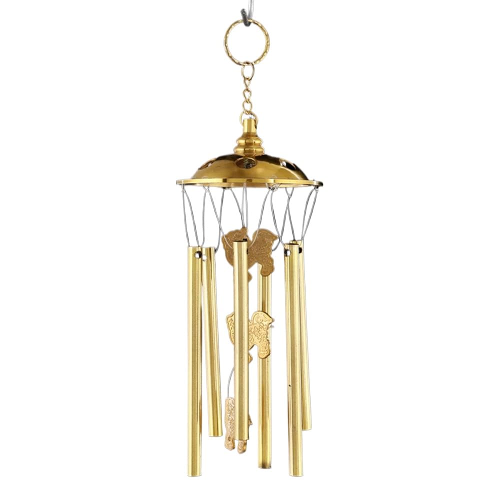 YUEKOPOU Copper Wind Chime 7x22cm Living Room Balcony Household Decor