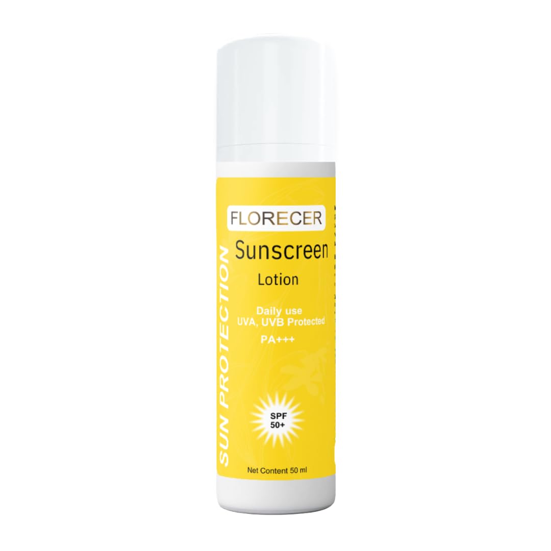 florecer Sunscreen SPF 50 + and PA+++ | For oily, Combination Skin, Normal Skin | White Cast, Lightweight, Non greasy - 50g-picture-42