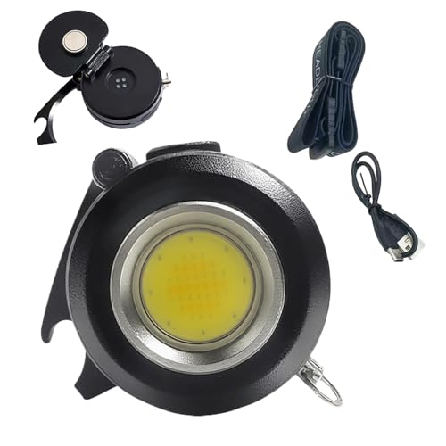 Lámpara de llaves genérica | Mini luz de trabajo recargable con abridor de botellas | Lámpara recargable para llaves: Mecánica Senderismo Bicicleta Camping al aire libre