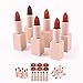Produktbild Lippenstift,Wasserdichte Langlebige Matte Lipgloss Kosmetik Make up Long Lasting Matt,Langanhaltender und pflegender Lipstick Halloween-Geschenke Antihaft Tasse Lippenstift für Damen(1pc) (D)
