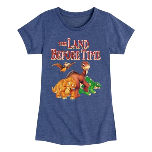 HYBRID APPAREL Land Before Time - Land Before Time Group - Toddler and Youth Girls Short Sleeve Graphic T-Shirt