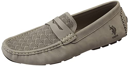 U.S. POLO ASSN. Mens ASVALT Grey Loafer - 6 UK (2FD22167G07) (B0B2F2CBKG) Amazon Price History, Amazon Price Tracker