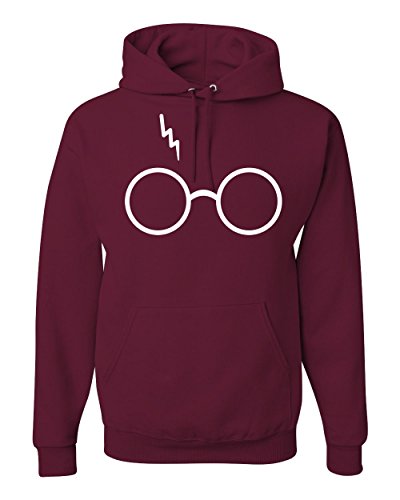 Wild Bobby White Pop Culture Unisex Graphic Hoodie Sweatshirt, Maroon, Small