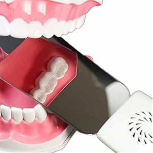 Tandheelkundige Spiegel Tandheelkundige Inspectiespiegel met LED-licht, voor Mondelinge Tandheelkunde met handvat, tandarts Mondzorghulpmiddel