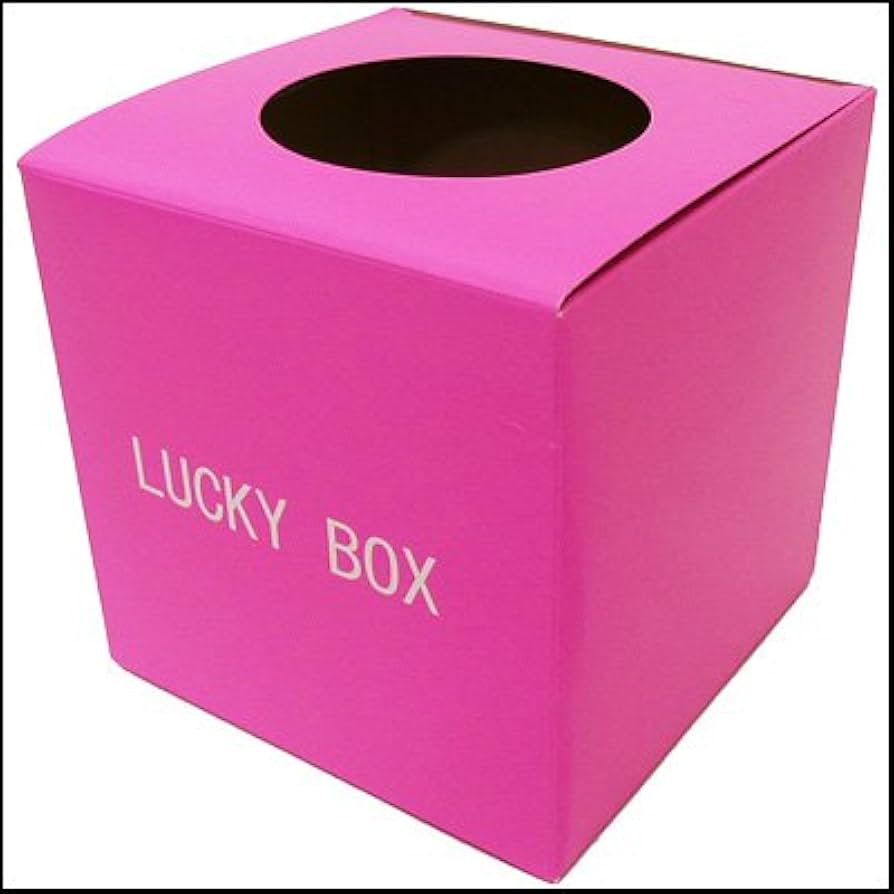 Amazon.co.jp: 抽選箱 小 ピンク16cm 3859 : おもちゃ
