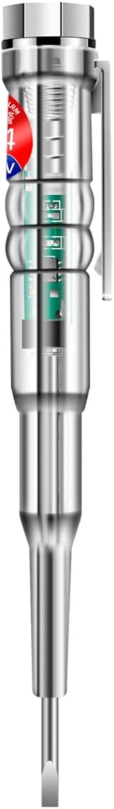 Irovami B14 24- Tester Electric Induced Electric Screwdriver Probe With Indicator Light Sound and Light Alarm Test Pen