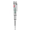 B14 24-250V Tester Electric Induced Electric Screwdriver Probe with Indicator Light Sound and Light Alarm Test Pen