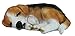 Produktbild colourliving Dekofigur Hund Beagle Gibbs schlafend Tierfigur Hundefigur Haushund schlafender süßer Kleiner Beagle