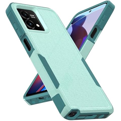 for Moto G Stylus 5G 2023 Case: Dual Layer Protective Heavy Duty Cell Phone Cover Shockproof Rugged with Screen Protector - Military Protection Bumper Tough - Motorola Moto G Stylus 5G 2023, Green Cover