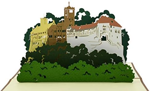 Wartburg A122 Carte de vœux avec pop-up 3D, bon de voyage pour voyage culturel e