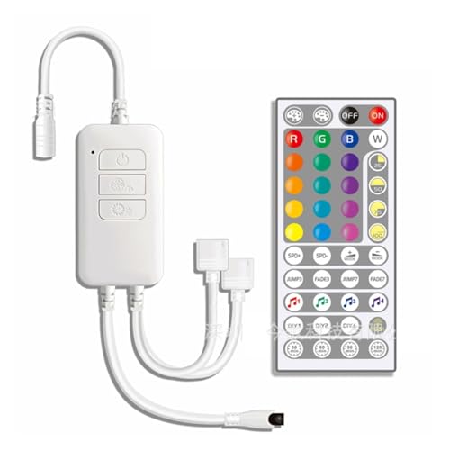 DC5-24V �R���g���[���[�t�H�[�C������ RGBW 44 �L�[ RGB ���C�g���y���Y���O���}�[�N�Z���T�[���������R���t��(RGBW Double Load)